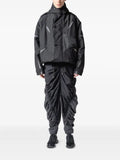Yoshiokubo hooded panelled jacket