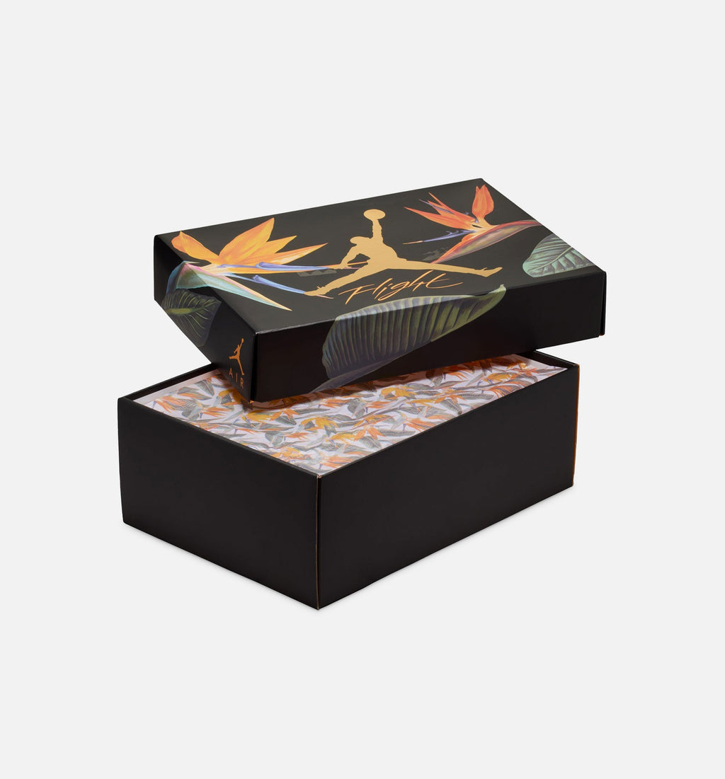 Air Jordan 4 Retro Birds of Paradise Women's Shoe - Coconut Milk/Metallic Gold/Muslin/Bright Mango/Sundial/Black