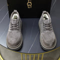 UGG Gray Suede Lace-Up Casual Shoes