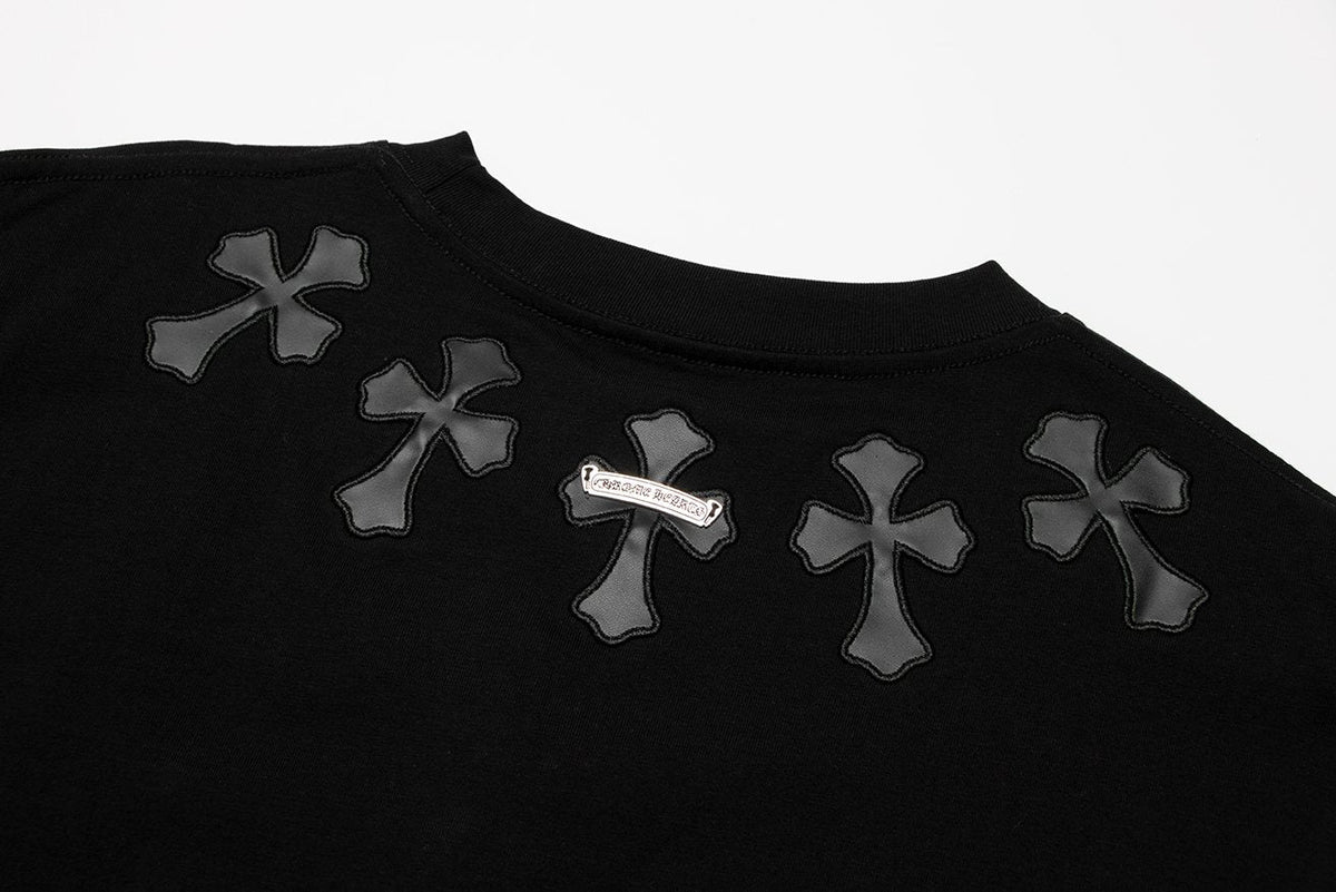 Chrome Hearts Cross Applique Short-Sleeve T-Shirt