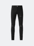 Amiri MX1 Denim Distressed Jeans Black